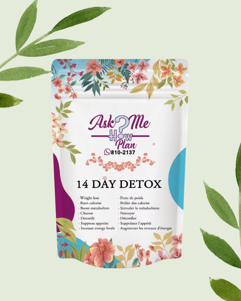 Slimming Drops and Detox Tea Package