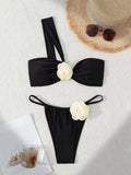 White Rose 2-Piece Bikini