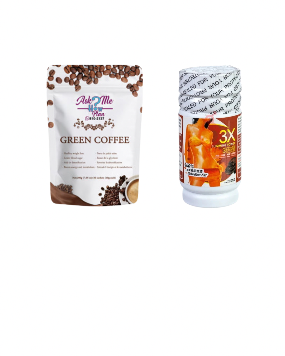 3X and Detox Coffee Package