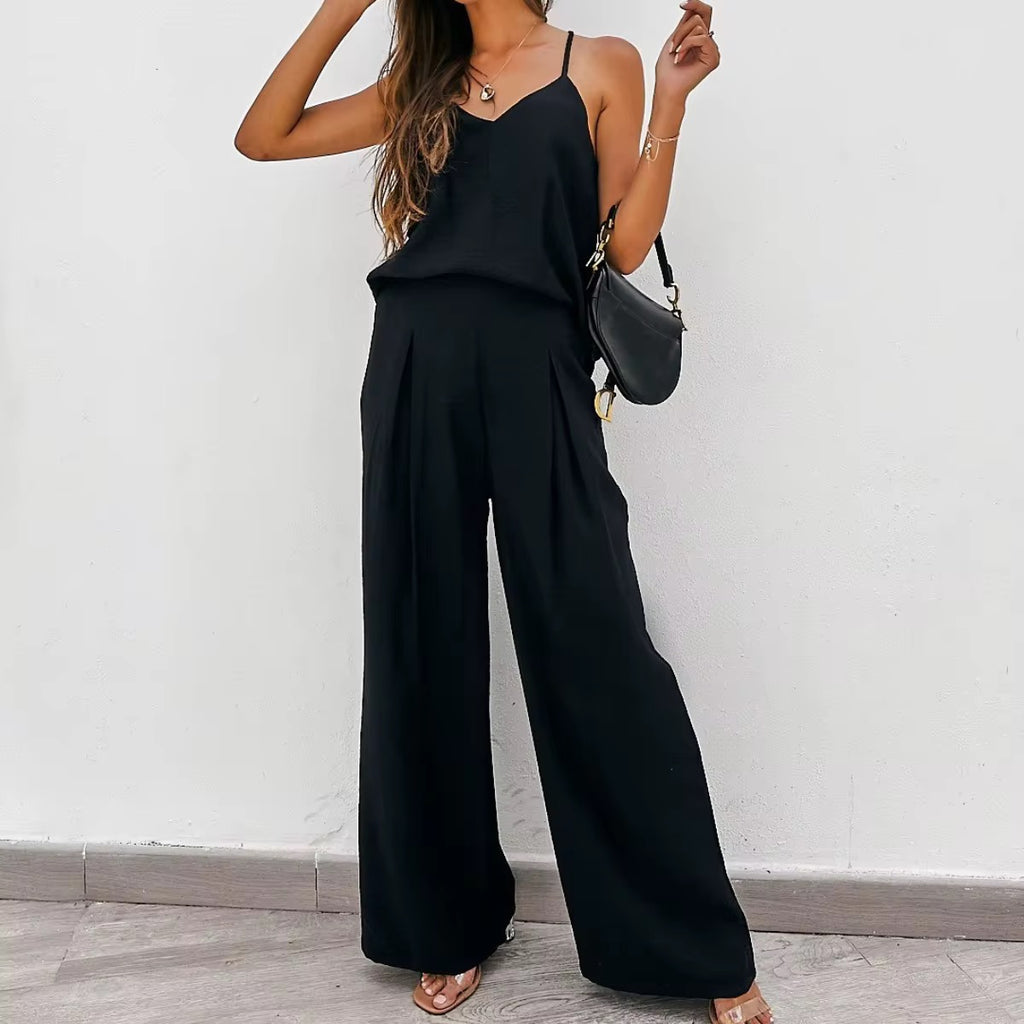 The Santorini Satin Two-Piece