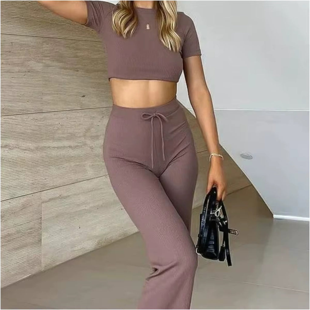 Studio Ribbed Two-Piece