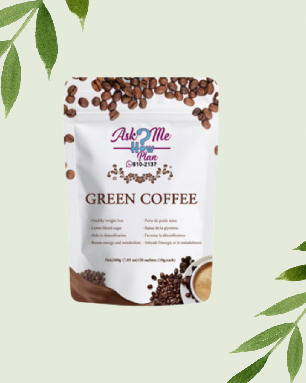 Ask Me How Fat Burner and Detox Coffee Package