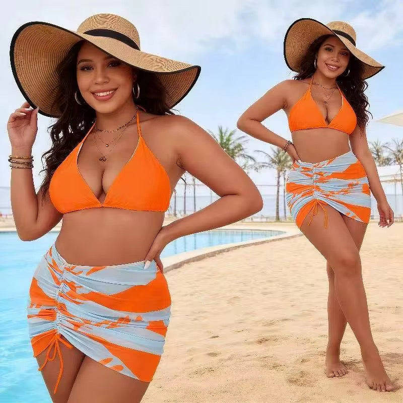 Citrus Glow 3-Piece Bikini Set