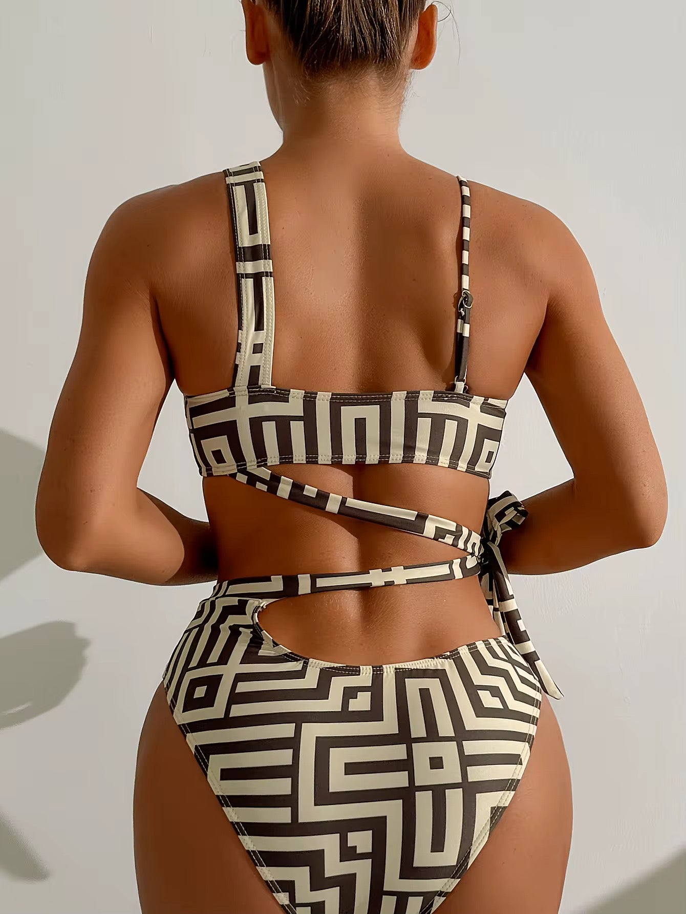 Sculpted Elegance Cut-Out One-Piece