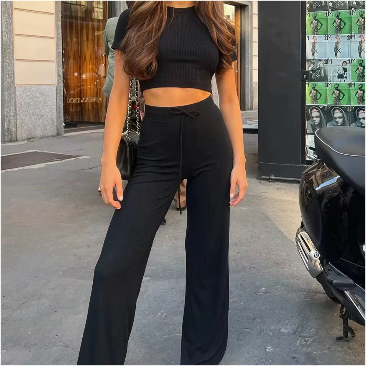 Studio Ribbed Two-Piece