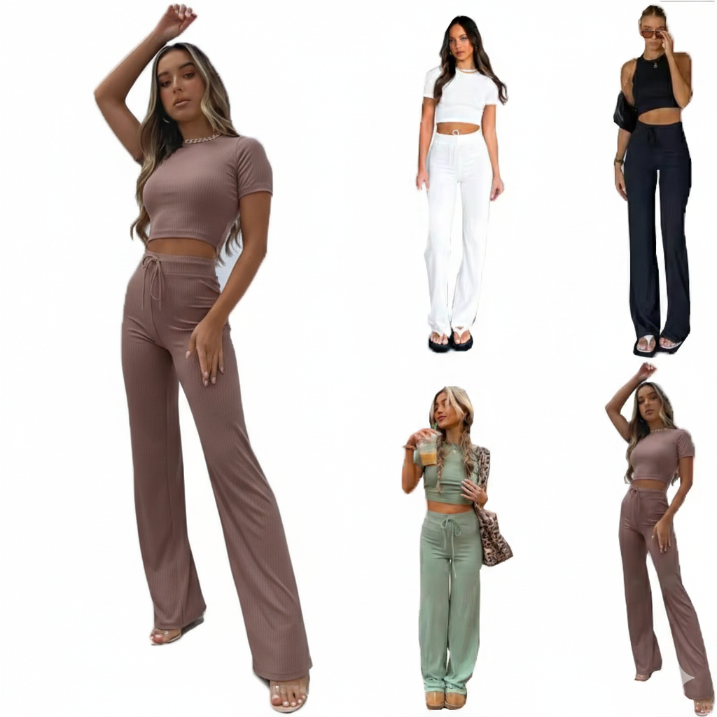 Studio Ribbed Two-Piece